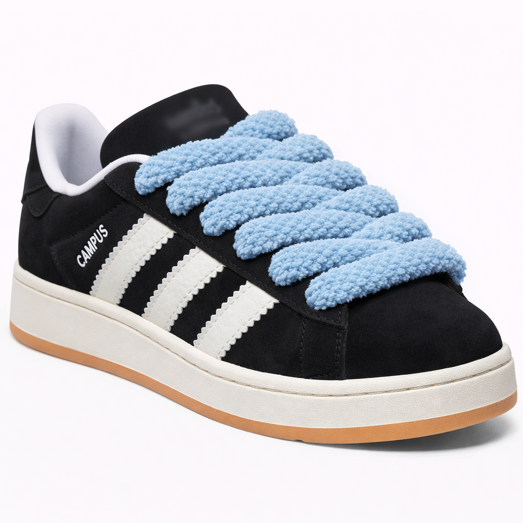 Fluffy Veters Blauw