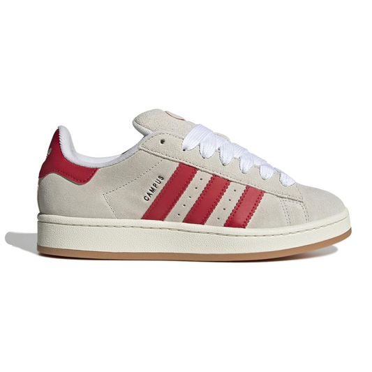 Adidas Campus 00s Crystal White better Scarlet