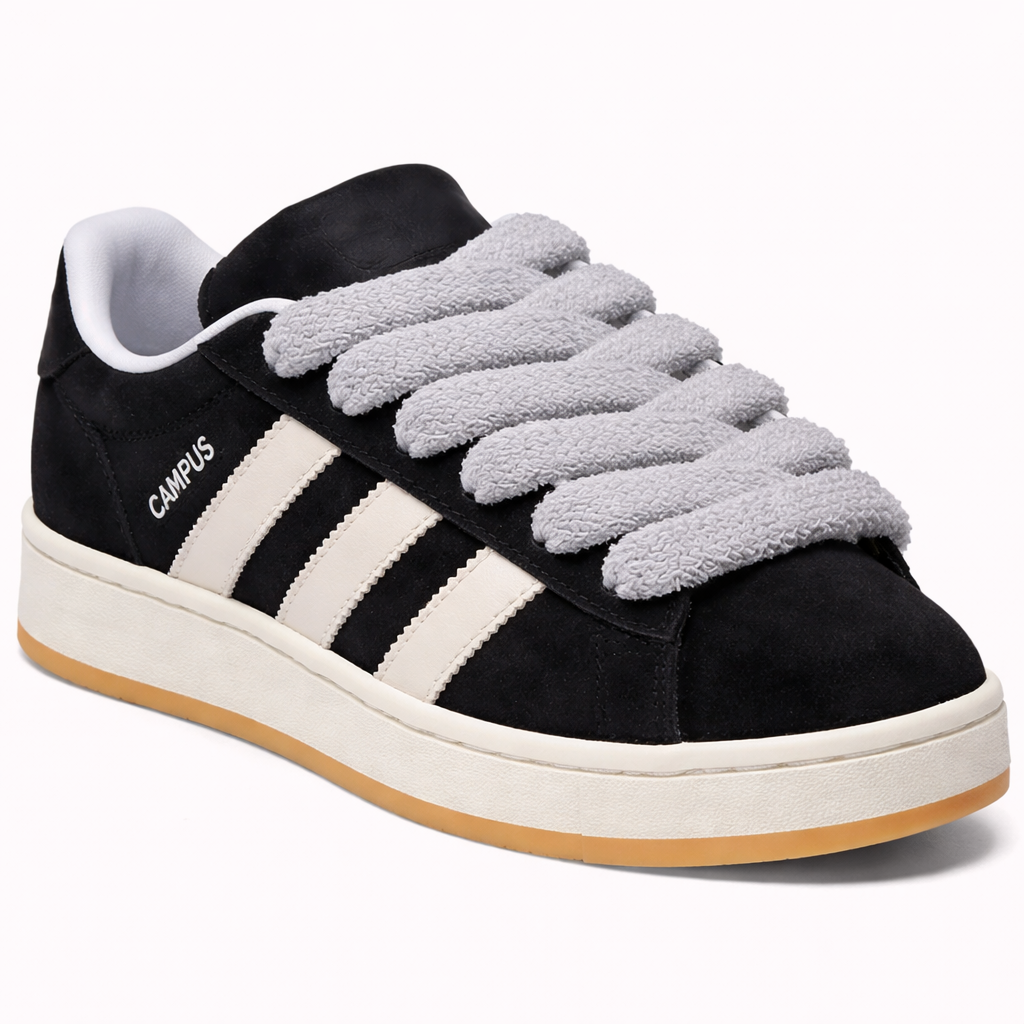 Fluffy Veters Grijs