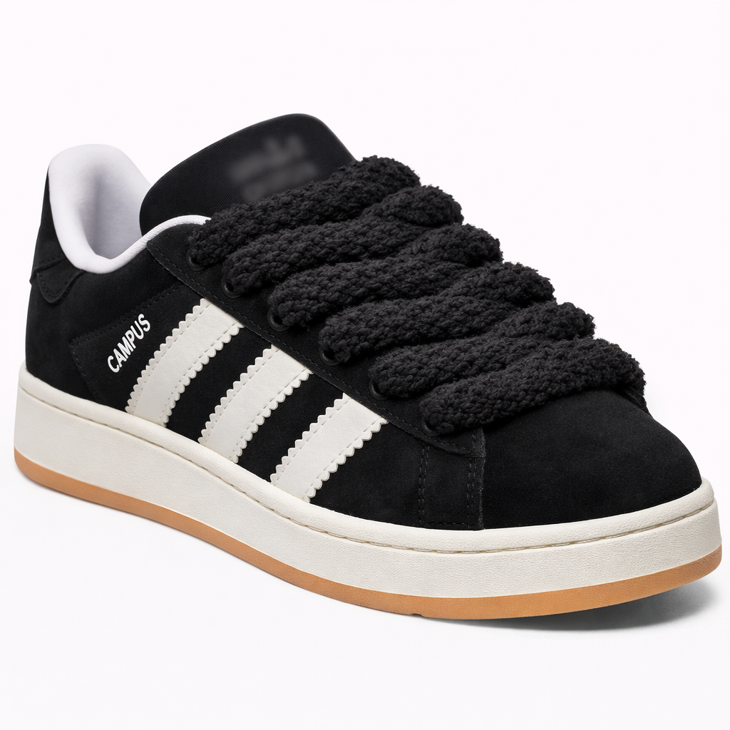 Fluffy Veters Zwart