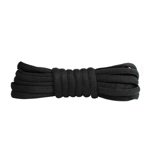 Zwarte Ovale Veters voor Asics & Nike SB